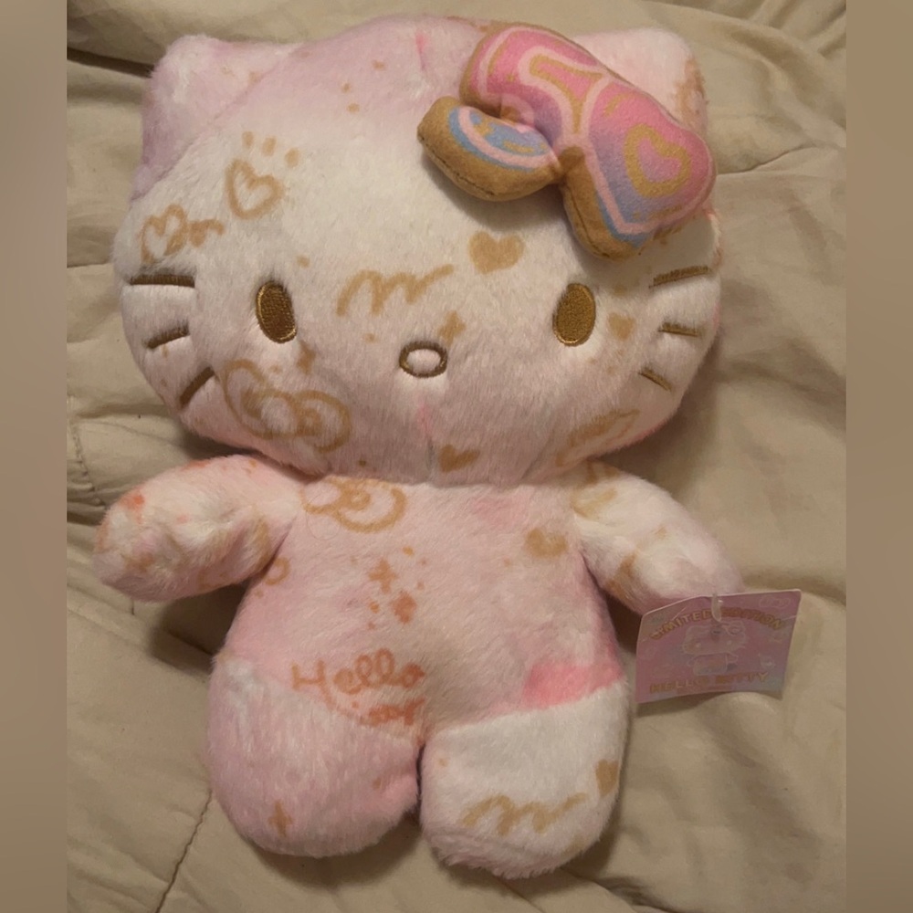 Limited edition 50th anniversary Hello Kitty plush